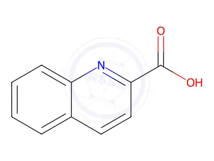 Chemical structure of Quinaldic acid