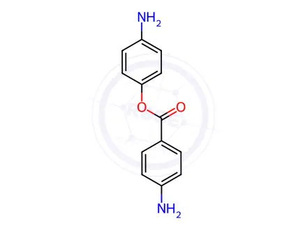 Chemical structure of 4-Aminophenyl 4-Aminobenzoate