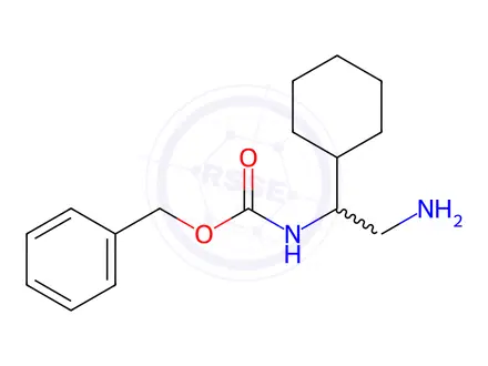 Chemical structure of Benzyl N-(2-Amino-1-cyclohexylethyl)carbamate