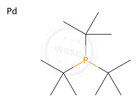 Chemical structure of (Tri-tert-butylphosphine)palladium