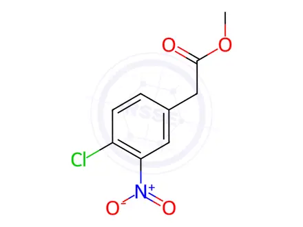 Chemical structure of 4-CHLORO-3-NITROPHENYLACETIC ACID METHYL ESTER