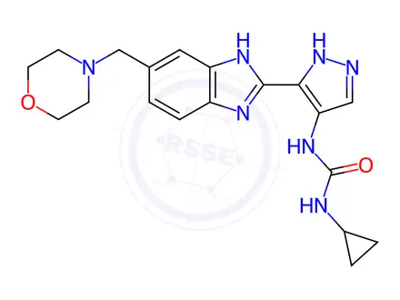 Chemical structure of AT-9283