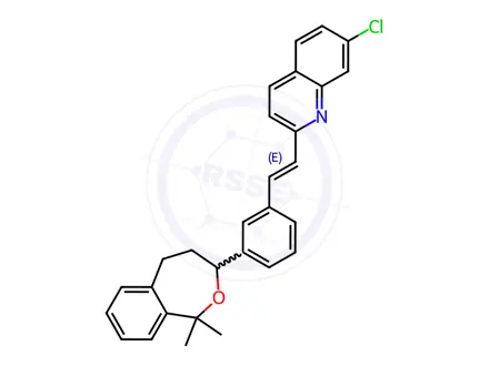 Chemical structure of Montelukast Sodium Impurity 18