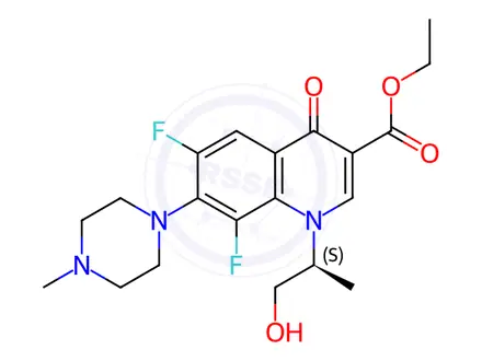 Chemical structure of Levofloxacin Impurity 22