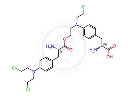 Chemical structure of Melphalan EP Impurity G