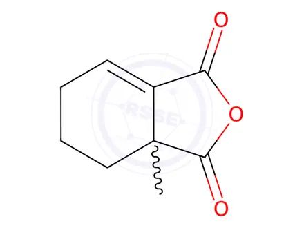 Chemical structure of Methylcyclohexene-1,2-Dicarboxylic Anhydride (Mixture Of Isomers)