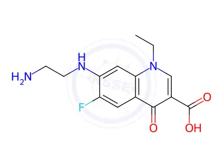 Chemical structure of Norfloxacin Impurity B