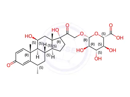 Chemical structure of Prednisolone Impurity 50