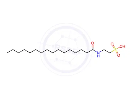 Chemical structure of N-Palmitoyl Taurine
