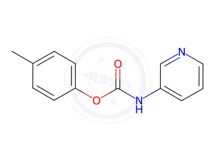 Chemical structure of (4-Methylphenyl) N-pyridin-3-ylcarbamate