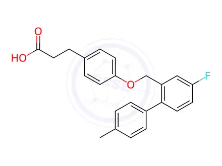 Chemical structure of TUG 891