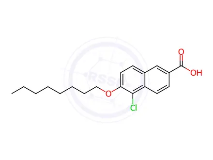 Chemical structure of Naphthoic Acid Impurity 55