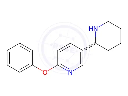 Chemical structure of 2-Phenoxy-5-(piperidin-2-yl)pyridine