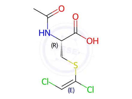 Chemical structure of Acetylcysteine Impurity 231