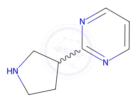 Chemical structure of 2-(Pyrrolidin-3-yl)pyrimidine
