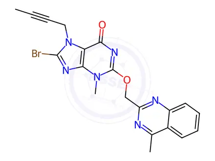 Chemical structure of Linagliptin Impurity 82