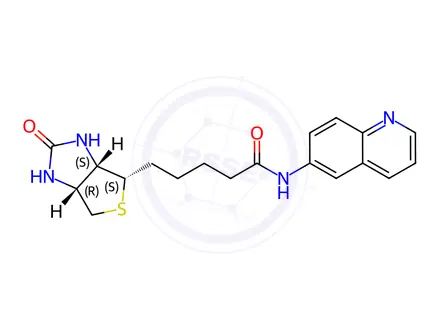 Chemical structure of Biotin Impurity 66