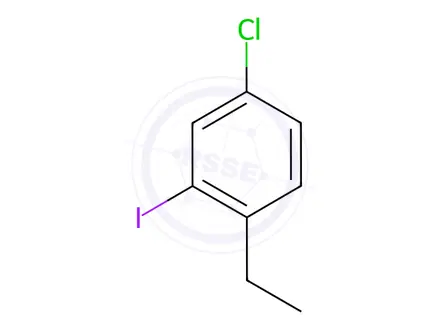 Chemical structure of 4-Chloro-1-ethyl-2-iodobenzene