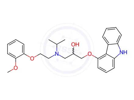 Chemical structure of Carvedilol Impurity IP