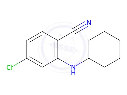 Chemical structure of 4-Chloro-2-(cyclohexylamino)benzonitrile