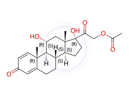 Chemical structure of Prednisolone Impurity 39