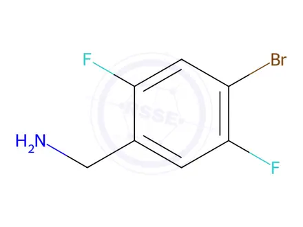 Chemical structure of (4-Bromo-2,5-difluorophenyl)methanamine Hydrochloride