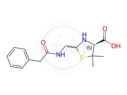 Chemical structure of Benzylpenicillin EP Impurity F