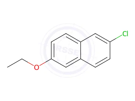 Chemical structure of Naphthalene, 2-chloro-6-ethoxy-