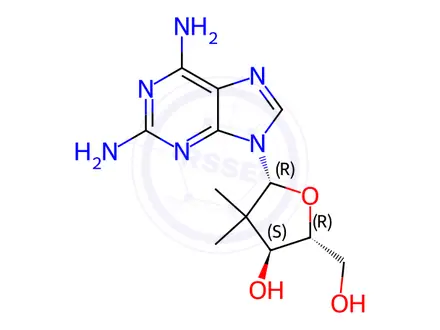 Chemical structure of Adenosine Impurity 27