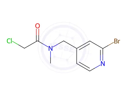 Chemical structure of N-((2-Bromopyridin-4-yl)methyl)-2-chloro-N-methylacetamide
