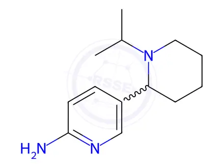Chemical structure of 5-(1-Isopropylpiperidin-2-yl)pyridin-2-amine