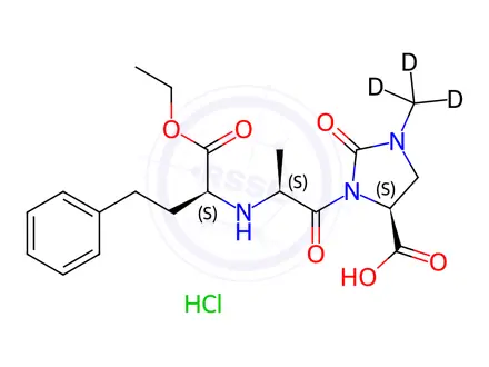 Chemical structure of Imidapril-d3 Hydrochloride
