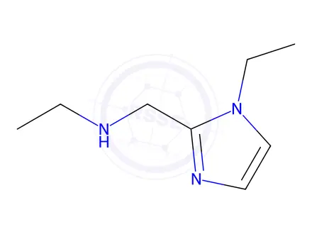 Chemical structure of N-[(1-Ethyl-1H-imidazol-2-yl)methyl]ethanaminedihydrochloride