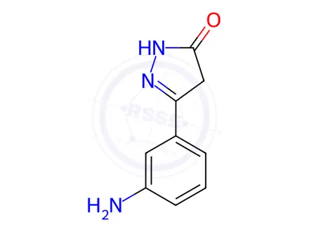 Chemical structure of 3-(3-AMinophenyl)-1H-pyrazol-5(4H)-one hydrochloride