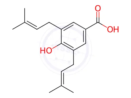Chemical structure of Nervogenic acid