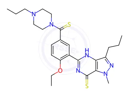 Chemical structure of Carbodenafil Impurity 3 (Dithiopropylcarbodenafil)