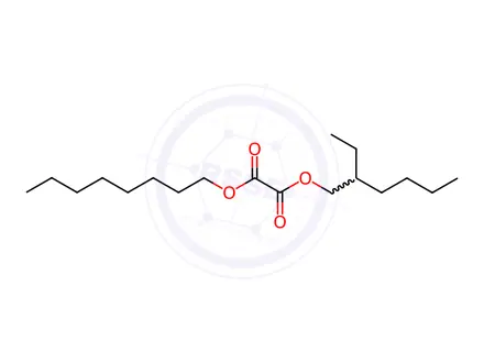 Chemical structure of 2-Ethylhexyl Oxalic Acid Octyl Ester