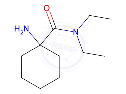 Chemical structure of 1-Amino-n,n-diethylcyclohexane-1-carboxamide