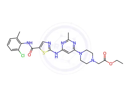 Chemical structure of Dasatinib Impurity 2