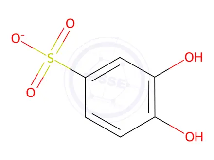 Chemical structure of 3,4-Dihydroxybenzenesulfonic acid monoammoniumsalt