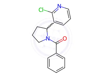 Chemical structure of (2-(2-Chloropyridin-3-yl)pyrrolidin-1-yl)(phenyl)methanone