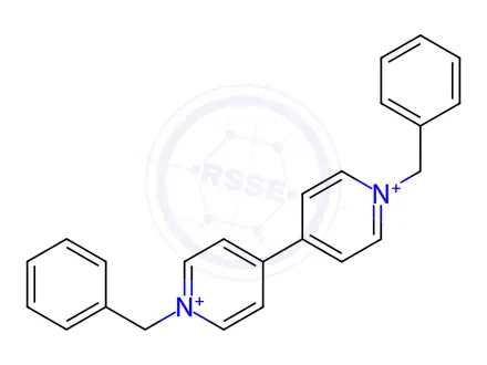 Chemical structure of 1,1'-Dibenzyl-4,4'-bipyridinium dichloride