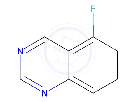 Chemical structure of Quinazoline, 5-fluoro-(8CI)