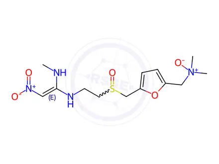 Chemical structure of Ranitidine N,S-Dioxide