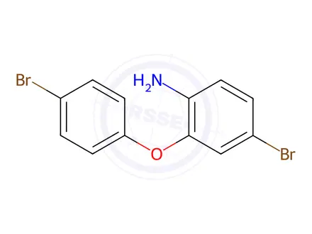 Chemical structure of 4-Bromo-2-(4-bromophenoxy)aniline