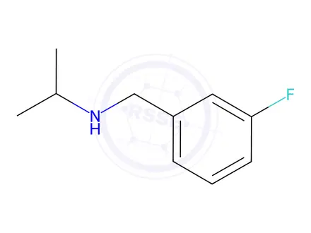 Chemical structure of [(3-Fluorophenyl)methyl](propan-2-yl)amine