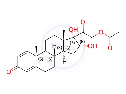 Chemical structure of Budesonide Impurity 52