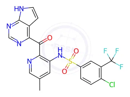 Chemical structure of CCX140