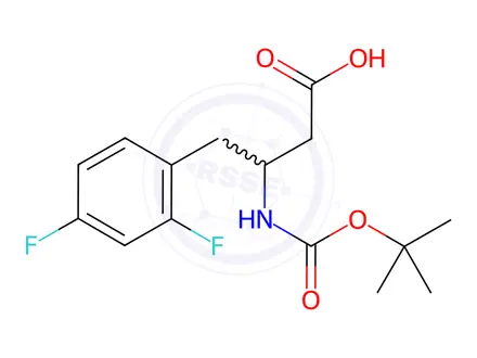 Chemical structure of Sitagliptin Phosphate Impurity 261