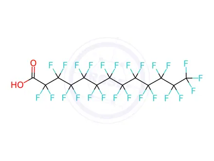 Chemical structure of Perfluorotridecanoic acid